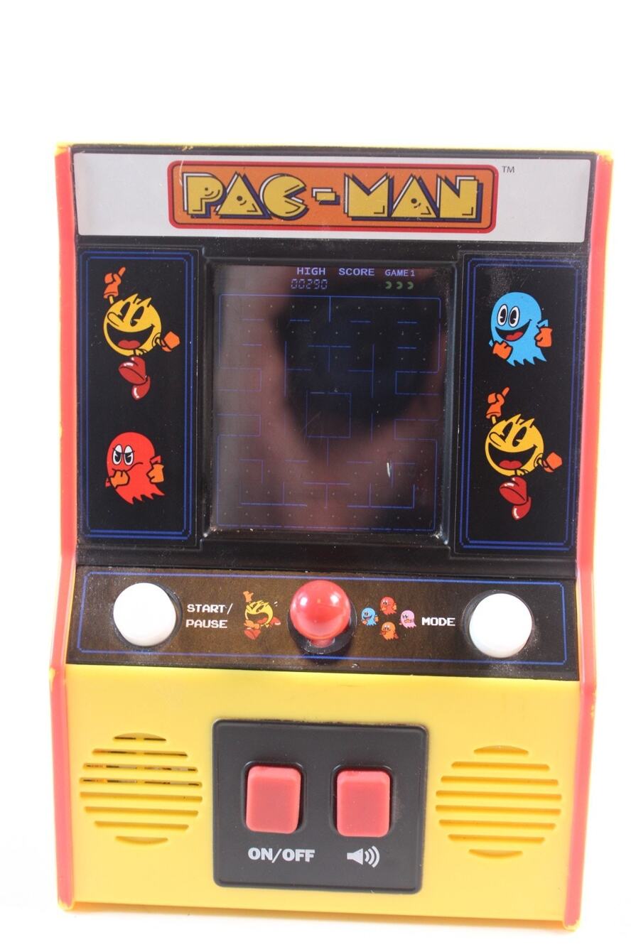 Mini Pac-Man Handheld Arcade Classics Game Pacman Bandai Namco Tested Working